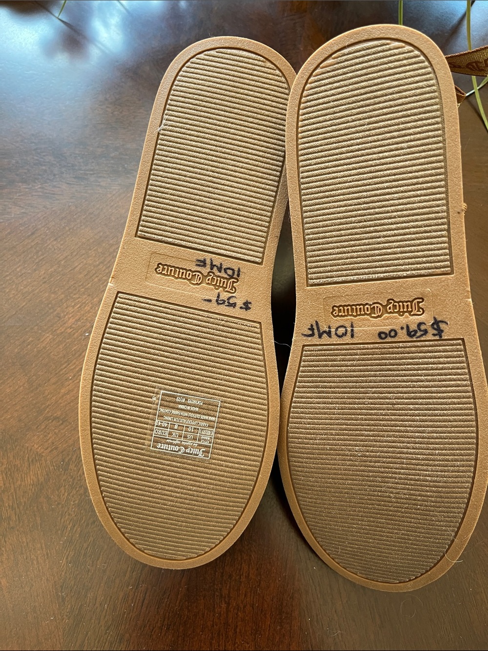Juicy Couture Tan Men's Slip-On Loafers